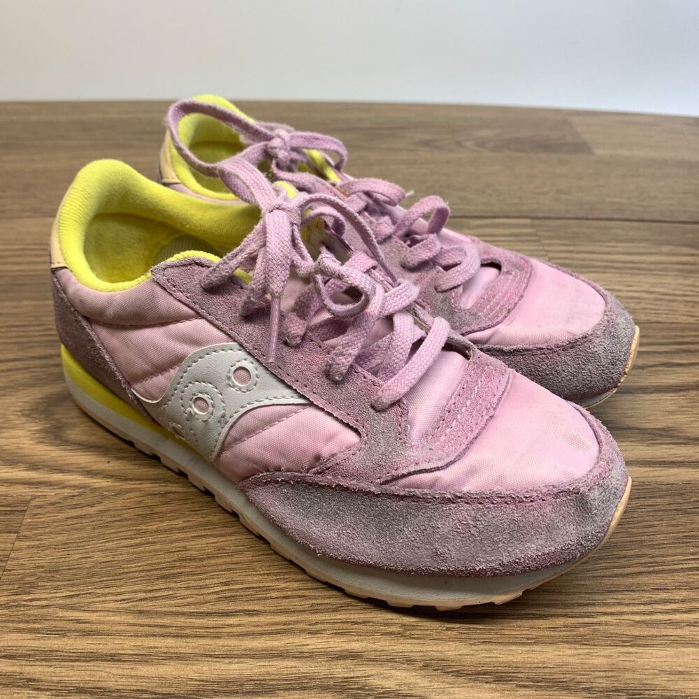 Shoes Girl Saucony Jazz Original Kids School SK165629 Pink Size‎ 1.5M EU 33